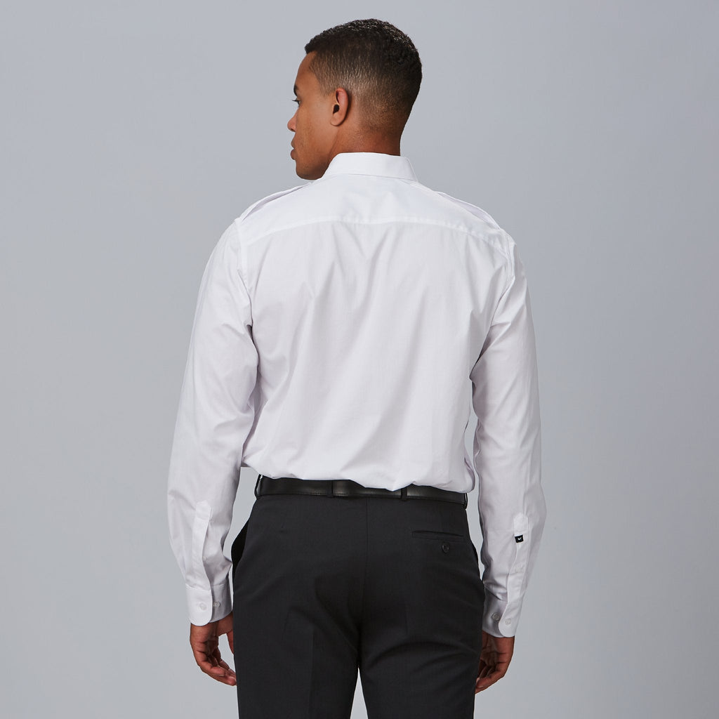 CAMISA UNISEX CHARRETERAS M/L ELASTAN