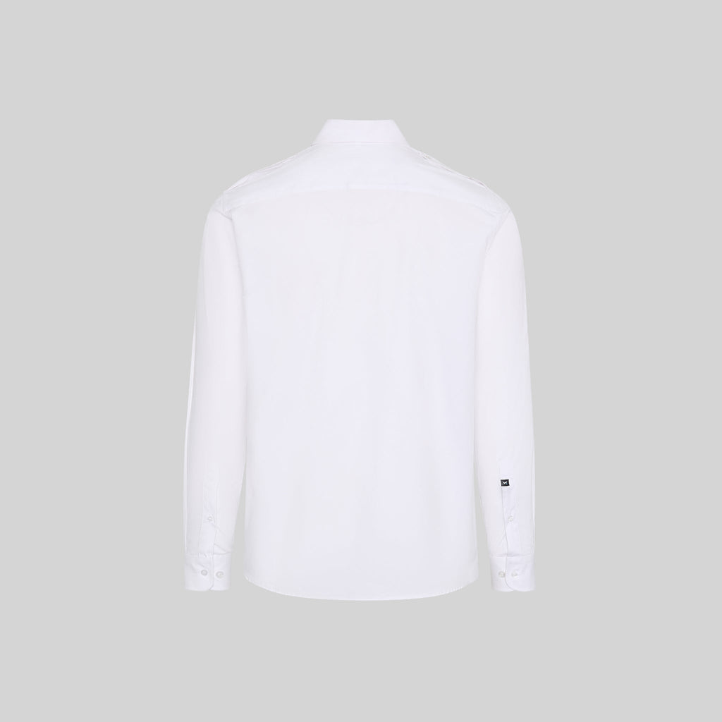 CAMISA UNISEX CHARRETERAS M/L ELASTAN