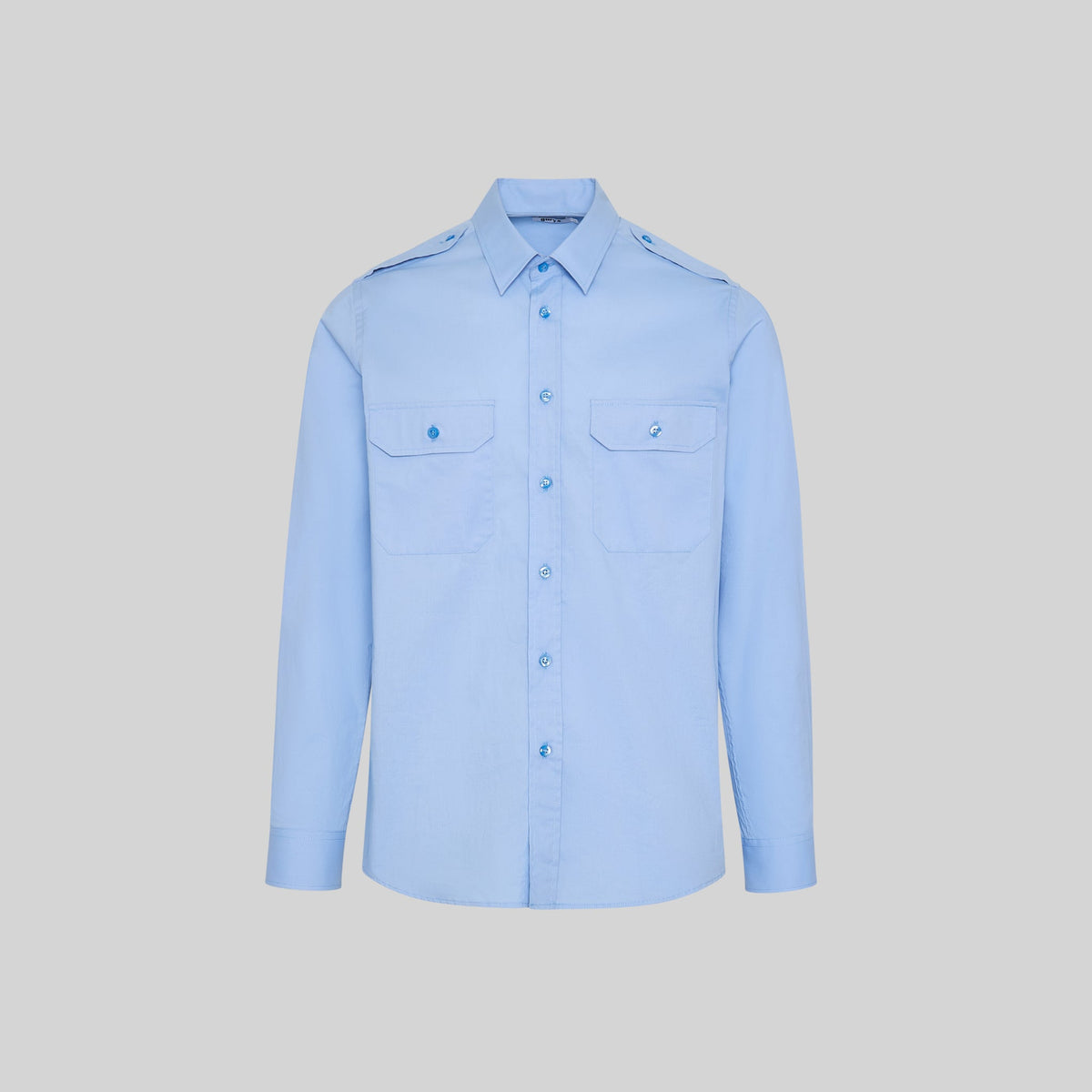 CAMISA UNISEX CHARRETERAS M/L ELASTAN