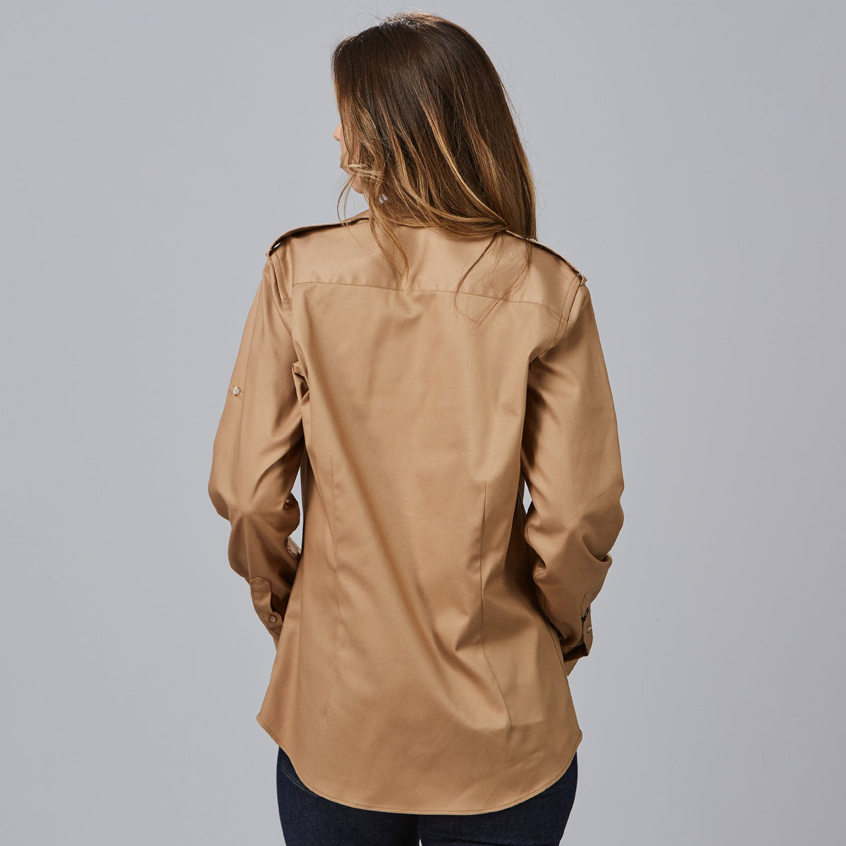 CAMISA UNISEX MANGA ROLL UP MICHELE