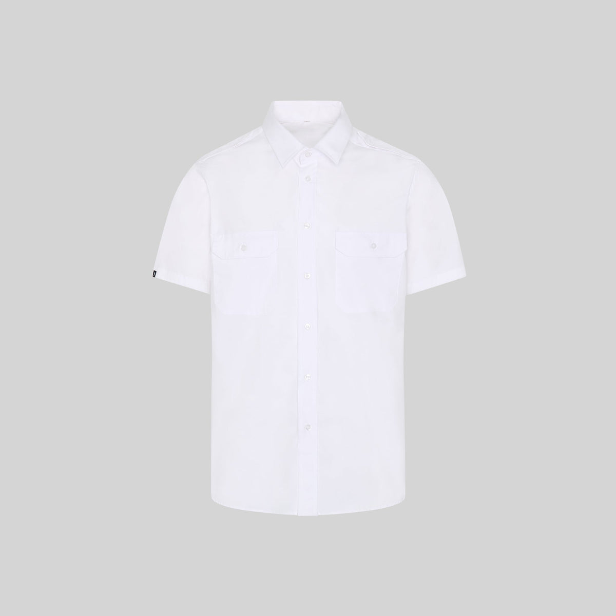 CAMISA UNISEX CHARRETERAS M/C ELASTAN