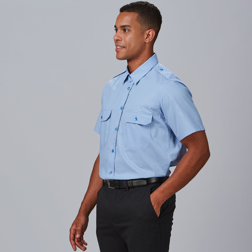 CAMISA UNISEX CHARRETERAS M/C ELASTAN