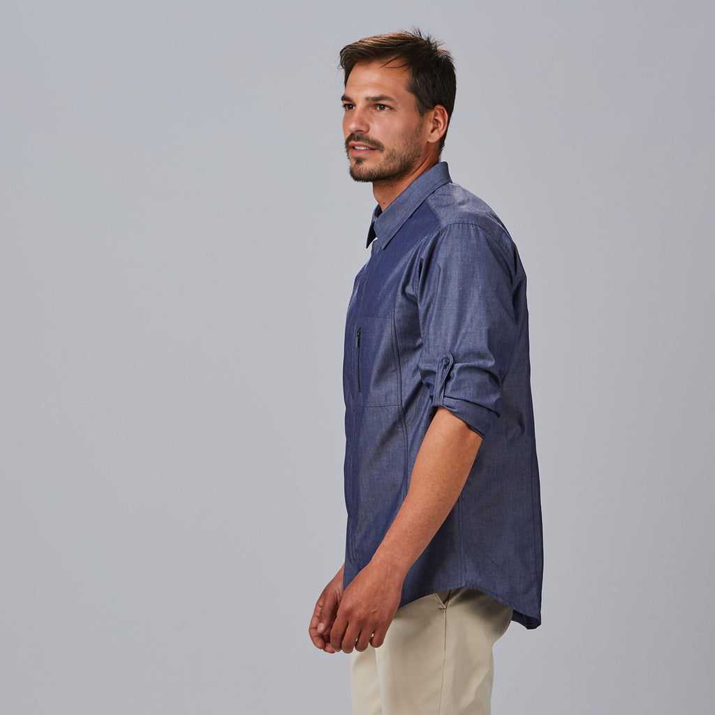 CAMISA HOMBRE CREMALLERAS SLIM FIT FABIO