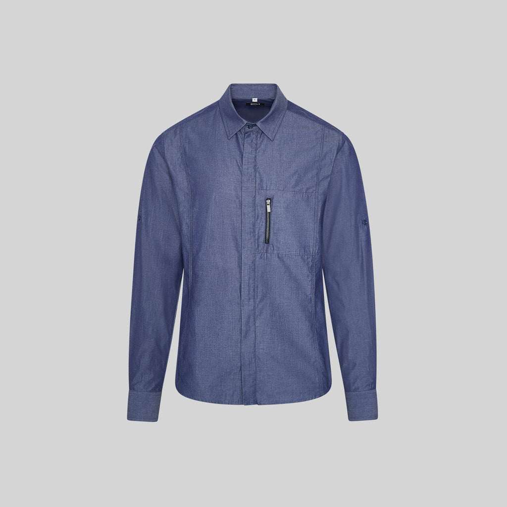 CAMISA HOMBRE CREMALLERAS SLIM FIT FABIO