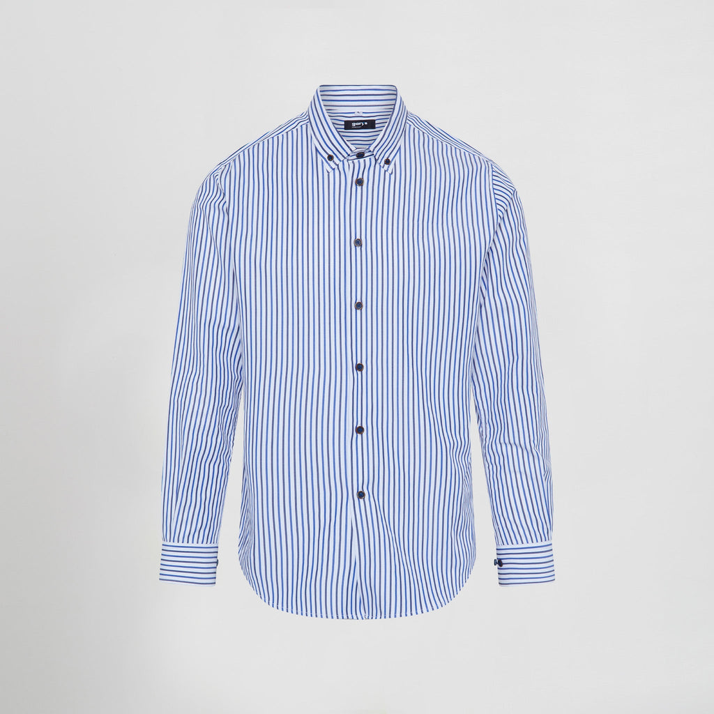 CAMISA HOMBRE RAYAS BICOLOR SLIM FIT ALESSANDRO
