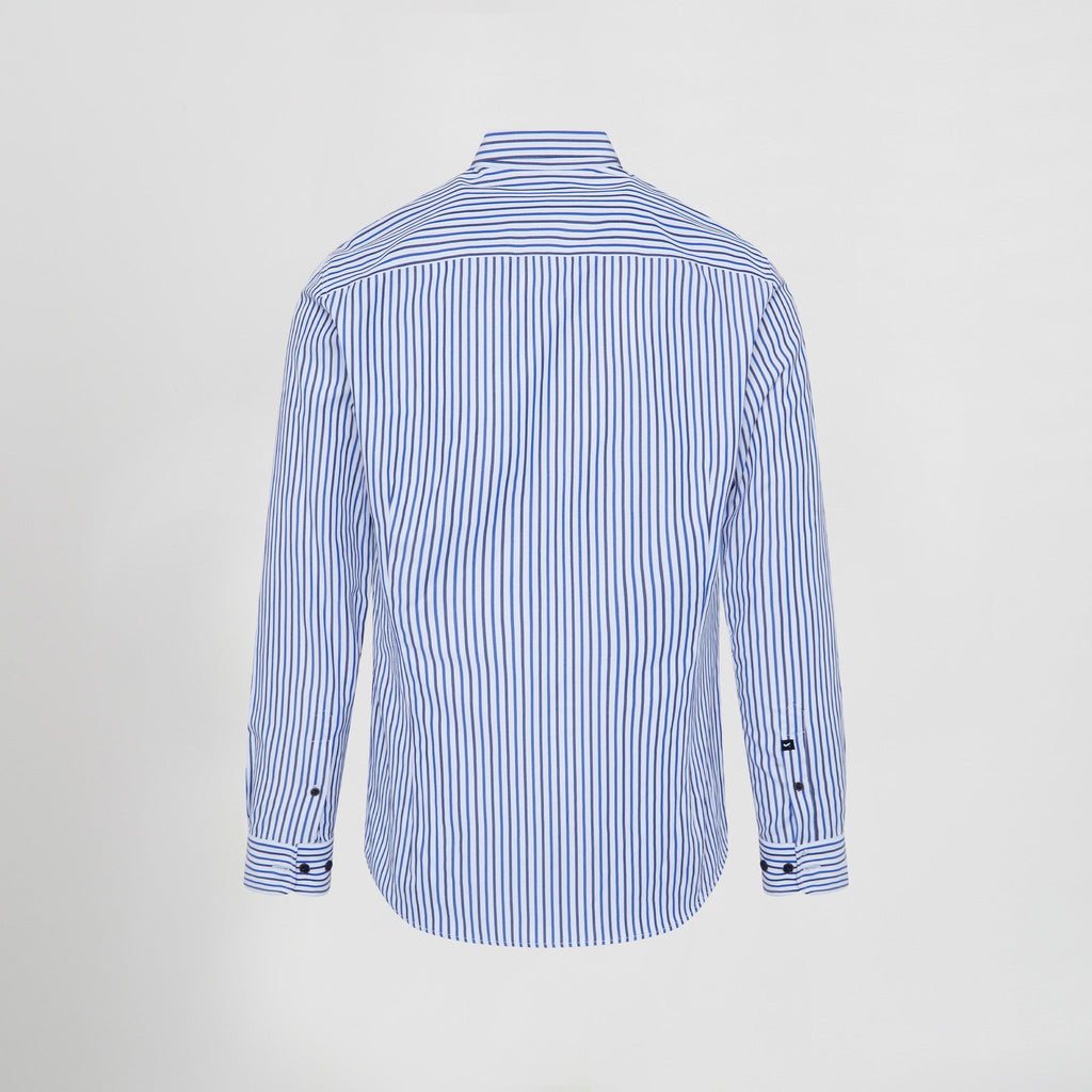 CAMISA HOMBRE RAYAS BICOLOR SLIM FIT ALESSANDRO