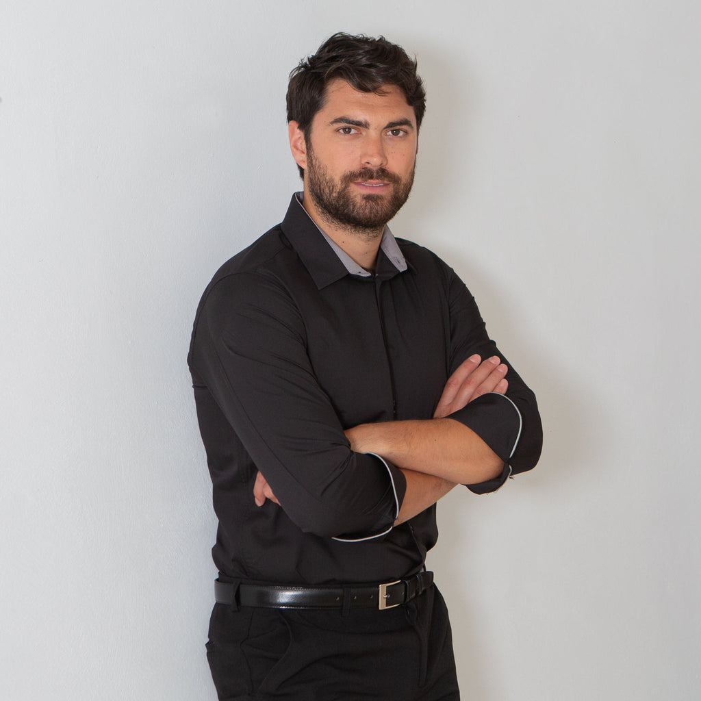 CAMISA HOMBRE SLIM FIT POPELIN MAURO