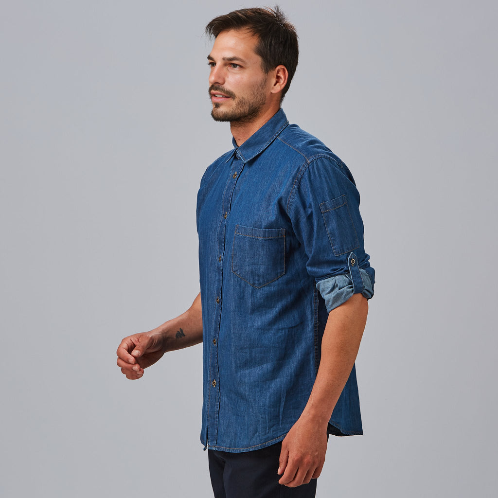 CAMISA HOMBRE TEJANO FINO LAVADO SLIM FIT MATTIA