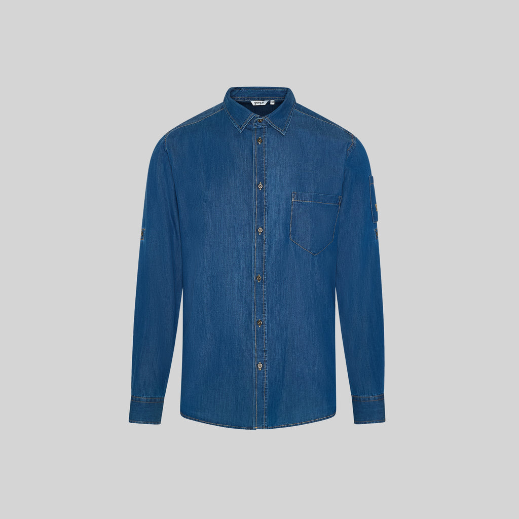CAMISA HOMBRE TEJANO FINO LAVADO SLIM FIT MATTIA