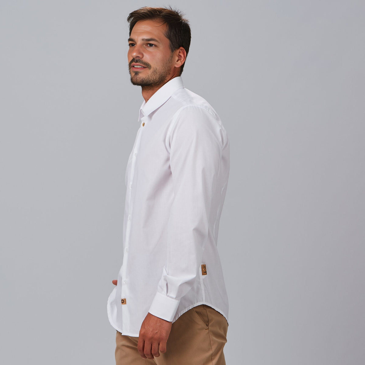 CAMISA HOMBRE ELISEO SLIM FIT TEJIDO RECICLADO
