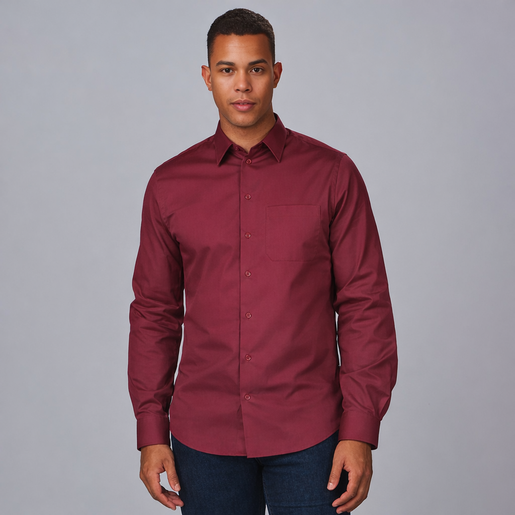 CAMISA HOMBRE 1 BOLSILLO M/LARGA