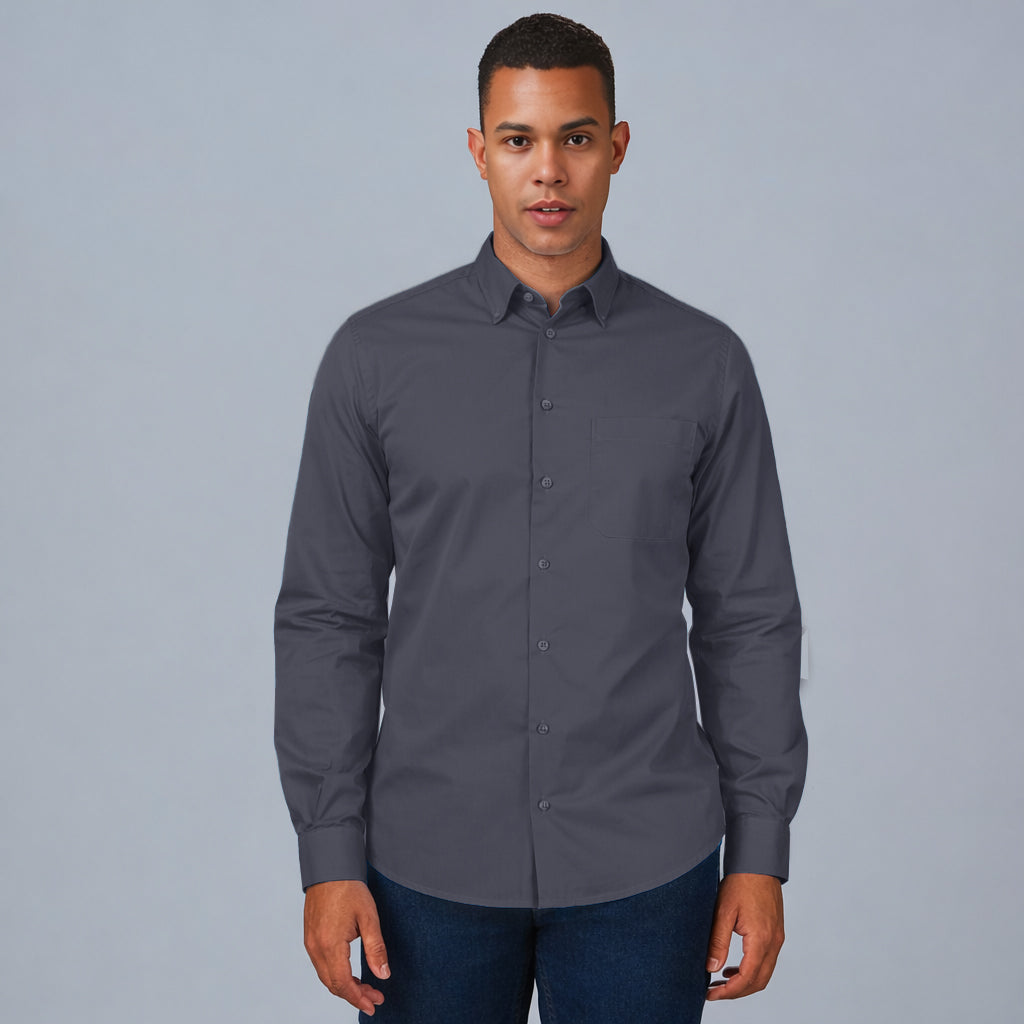 CAMISA HOMBRE 1 BOLSILLO M/LARGA