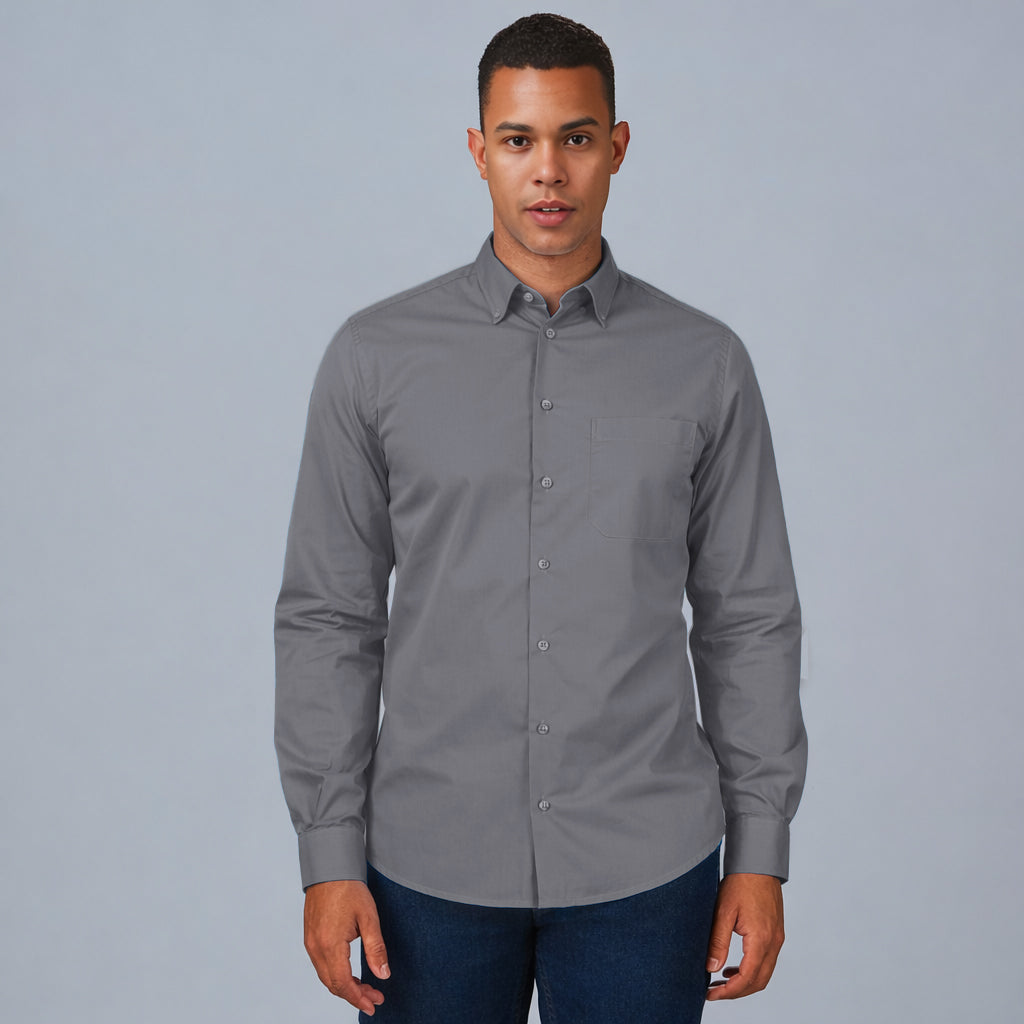 CAMISA HOMBRE 1 BOLSILLO M/LARGA