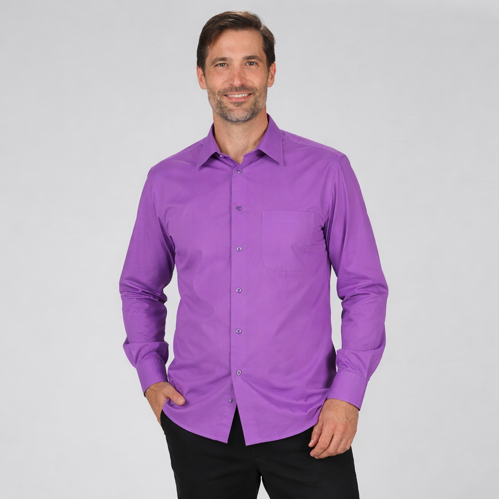 CAMISA HOMBRE 1 BOLSILLO M/LARGA