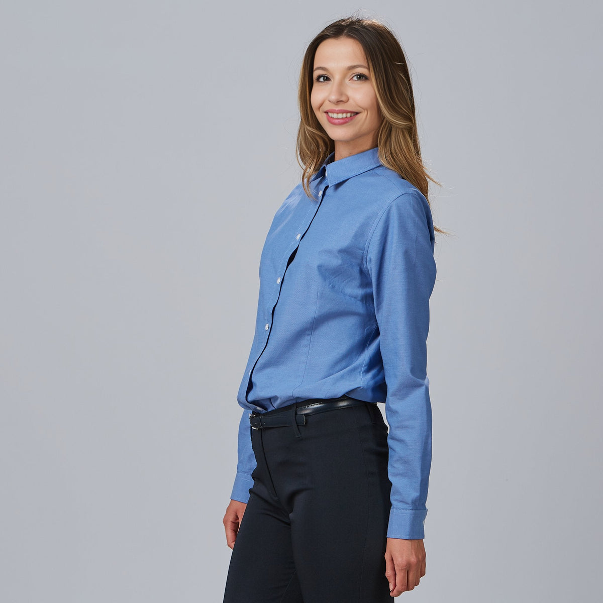 CAMISA MUJER M/L OXFORD