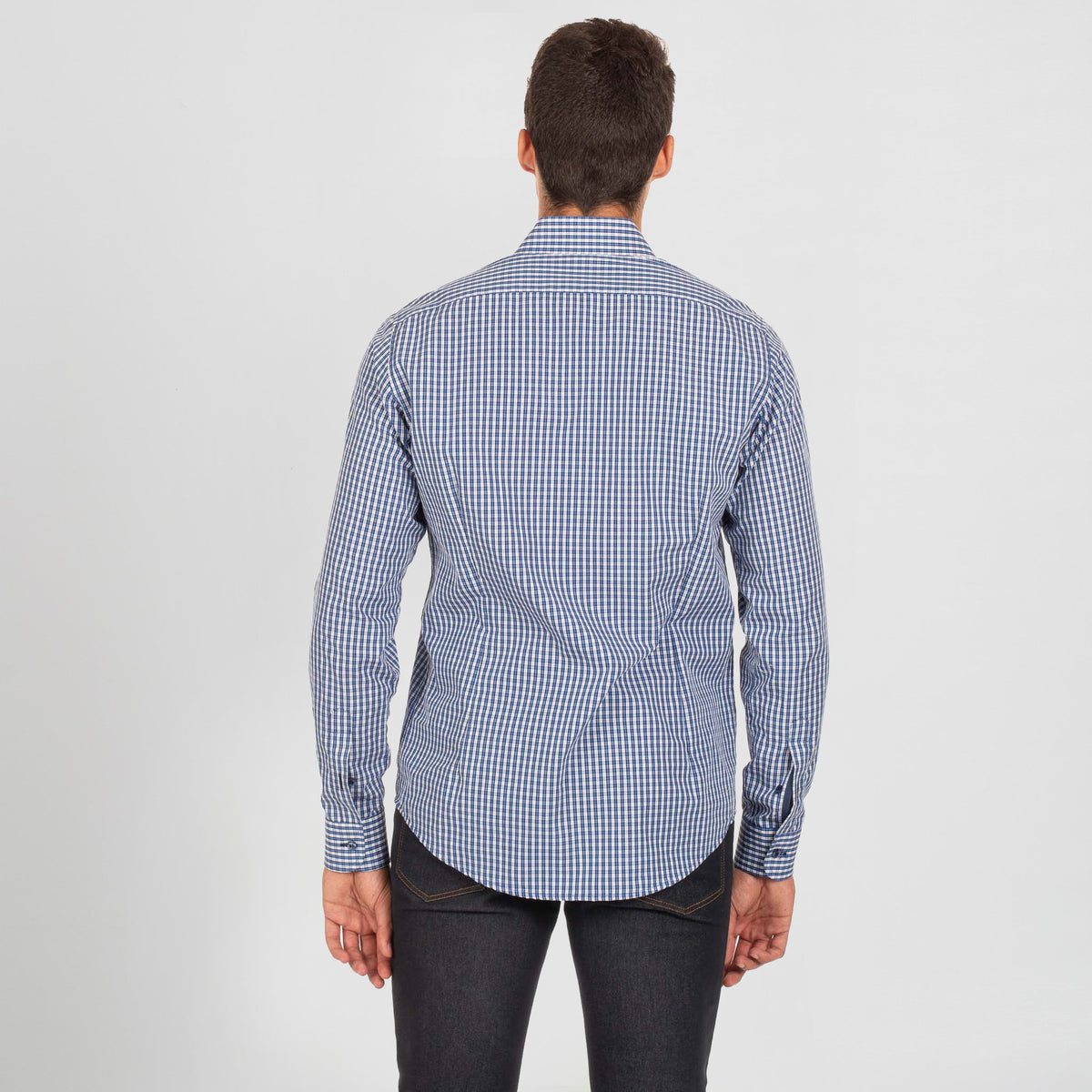 CAMISA HOMBRE VICENZO SLIM FIT VICHY