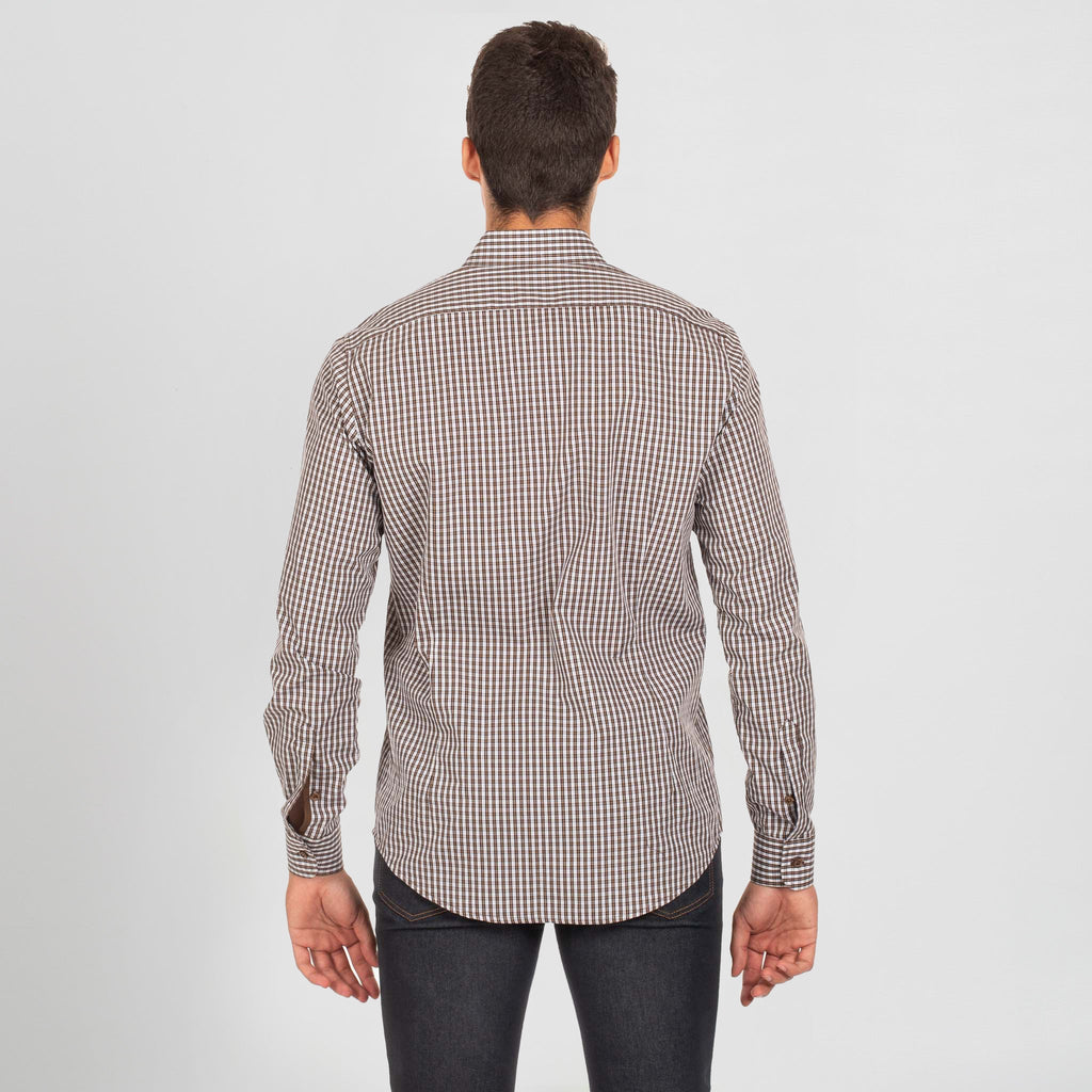 CAMISA HOMBRE VICENZO SLIM FIT VICHY