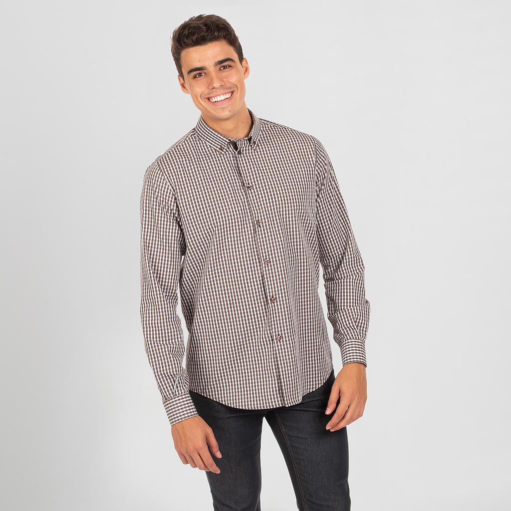 CAMISA HOMBRE VICENZO SLIM FIT VICHY