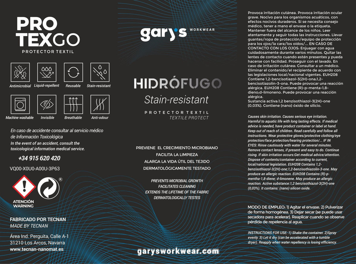 PROTECTOR TEXTIL HIDROFUGO
