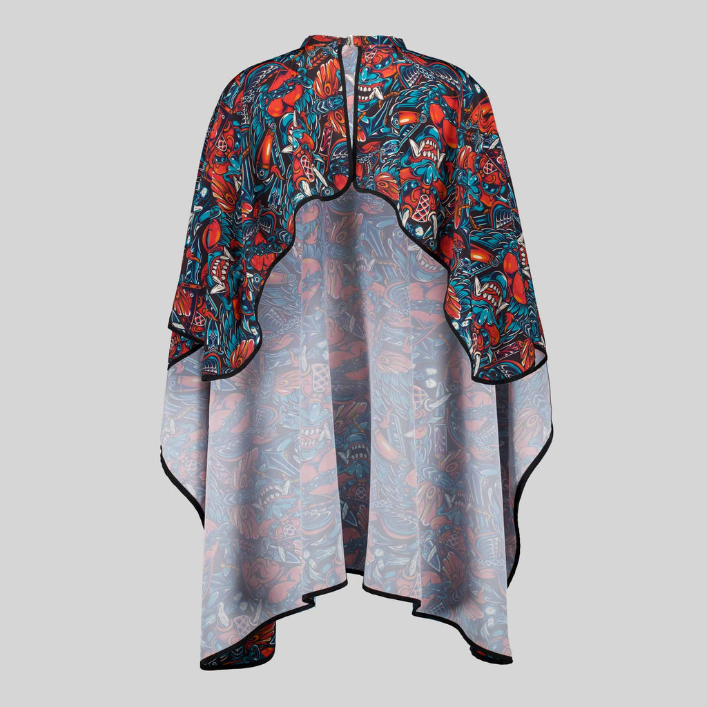 CAPA DE PELUQUERIA ESTAMPADA
