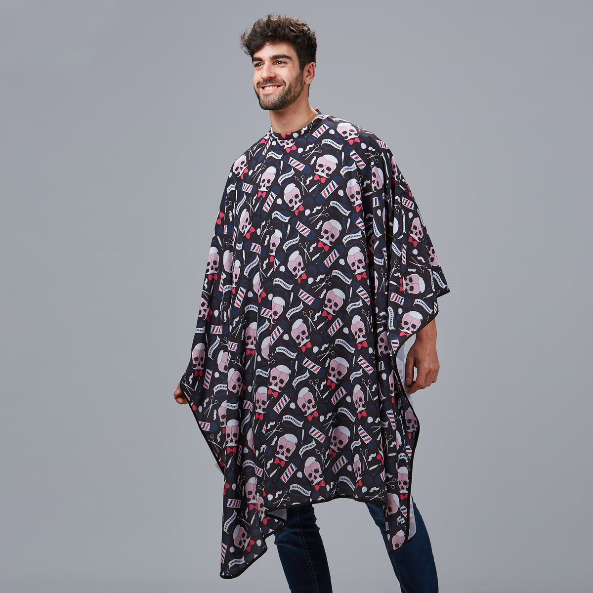 CAPA DE PELUQUERIA ESTAMPADA