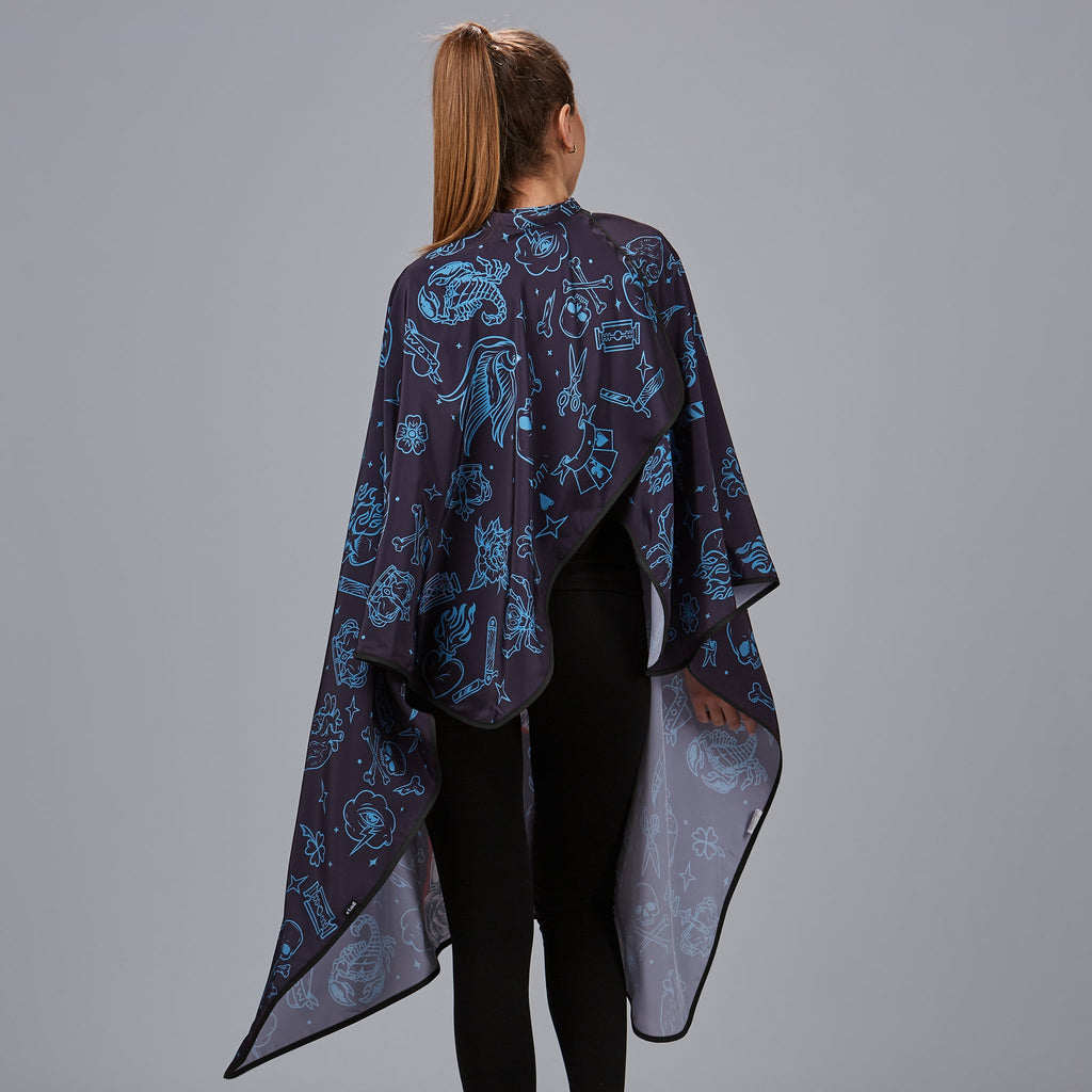 CAPA DE PELUQUERIA ESTAMPADA