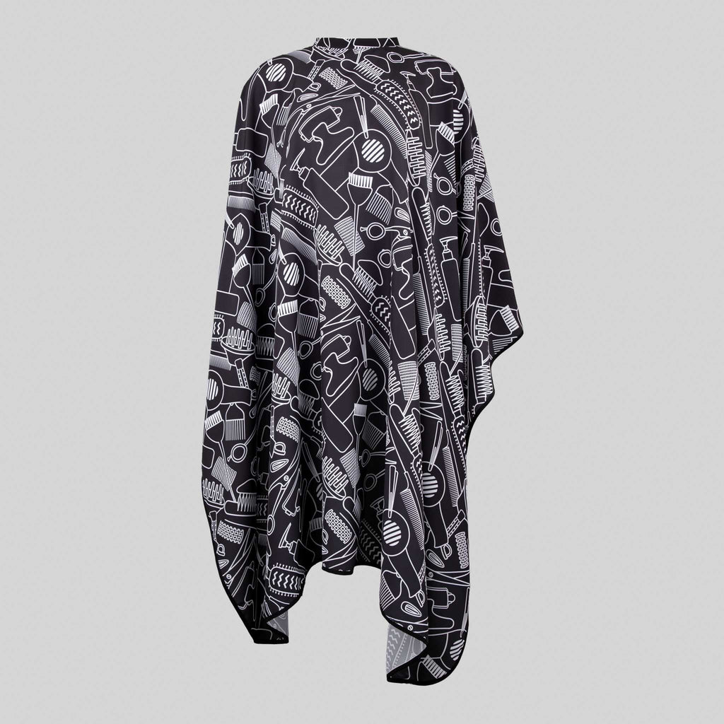 CAPA DE PELUQUERIA ESTAMPADA