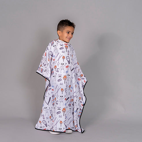 CAPA DE PELUQUERIA INFANTIL ESTAMPADA