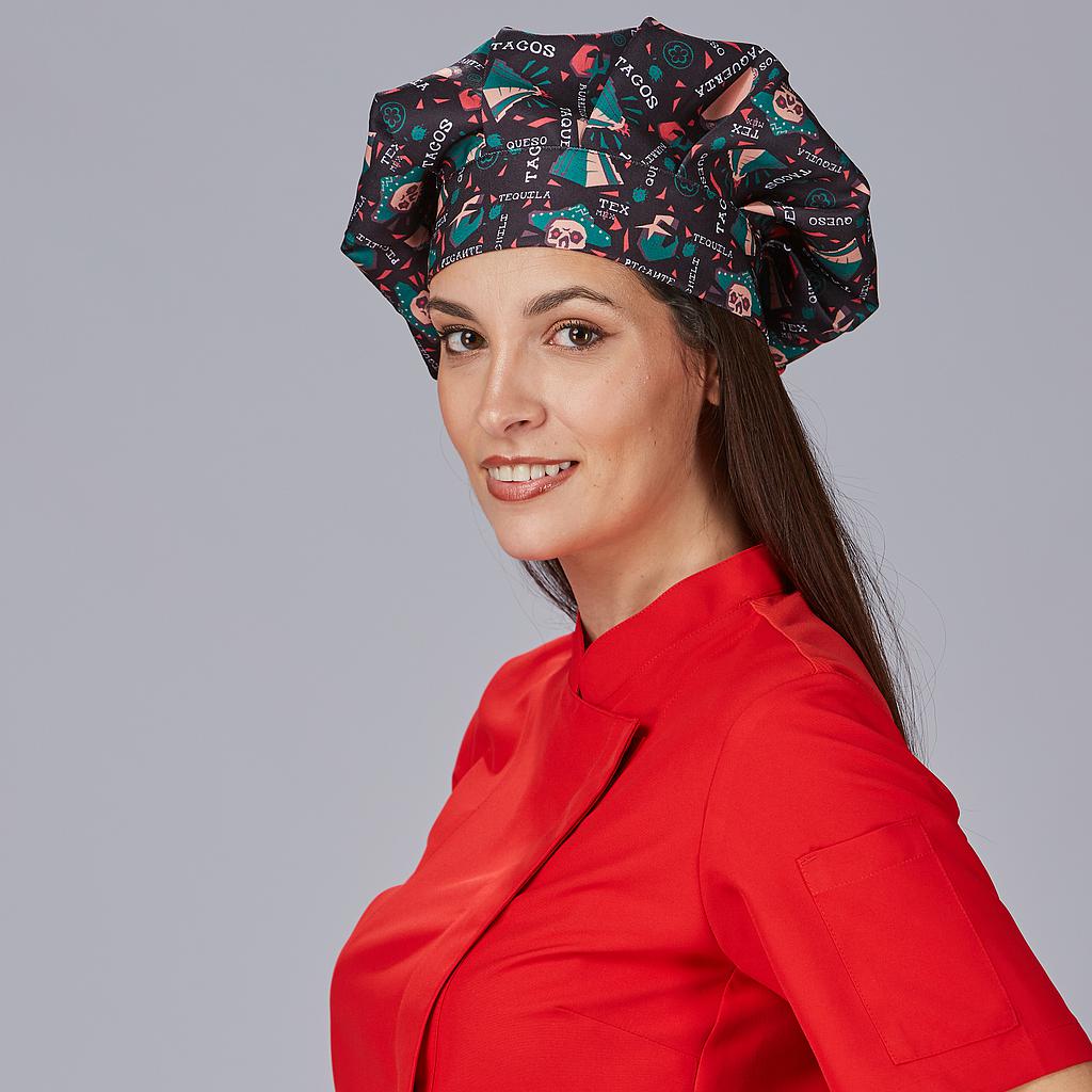 GORRO GRAN CHEF VELCRO ESTAMPADO