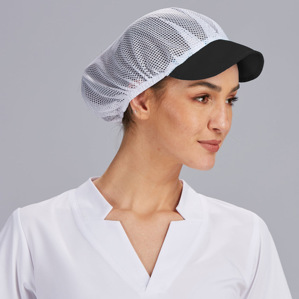GORRA UNISEX REJILLA VISERA COLOR (PAQ. 10 UNID)
