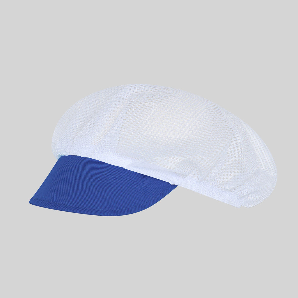 GORRA UNISEX REJILLA VISERA COLOR (PAQ. 10 UNID)