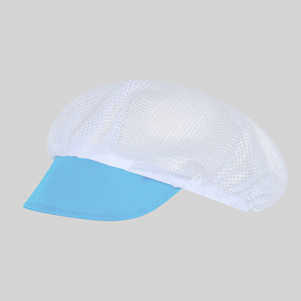 GORRA UNISEX REJILLA VISERA COLOR (PAQ. 10 UNID)