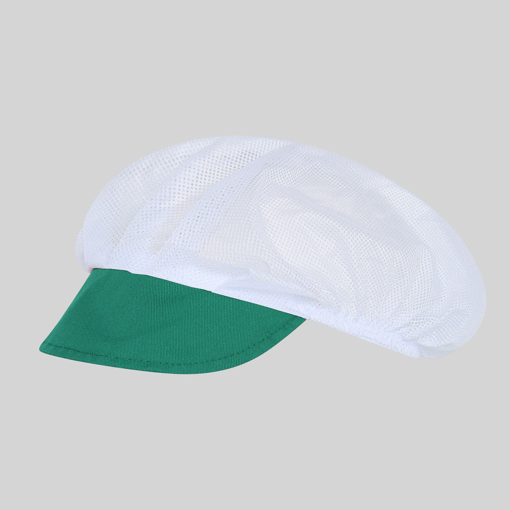 GORRA UNISEX REJILLA VISERA COLOR (PAQ. 10 UNID)