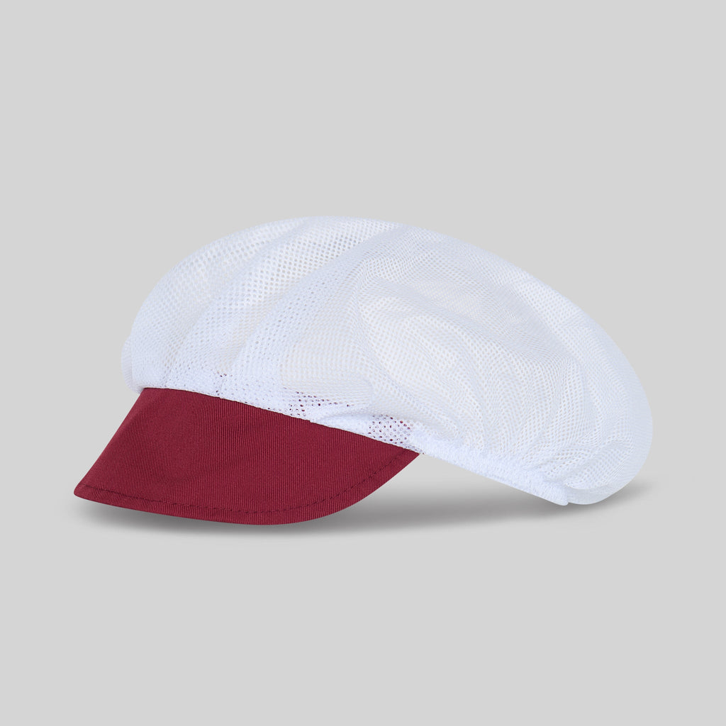 GORRA UNISEX REJILLA VISERA COLOR (PAQ. 10 UNID)