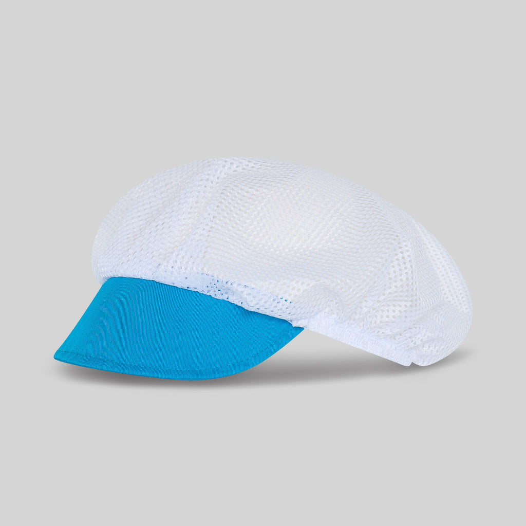 GORRA UNISEX REJILLA VISERA COLOR (PAQ. 10 UNID)