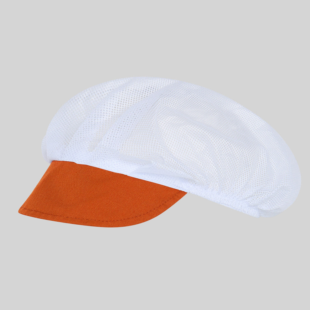 GORRA UNISEX REJILLA VISERA COLOR (PAQ. 10 UNID)