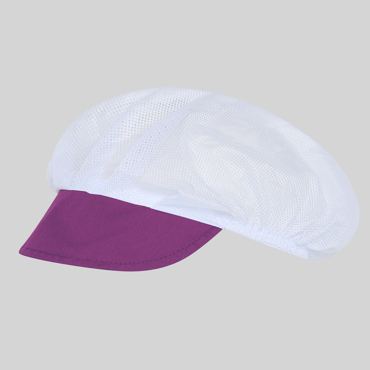 GORRA UNISEX REJILLA VISERA COLOR (PAQ. 10 UNID)
