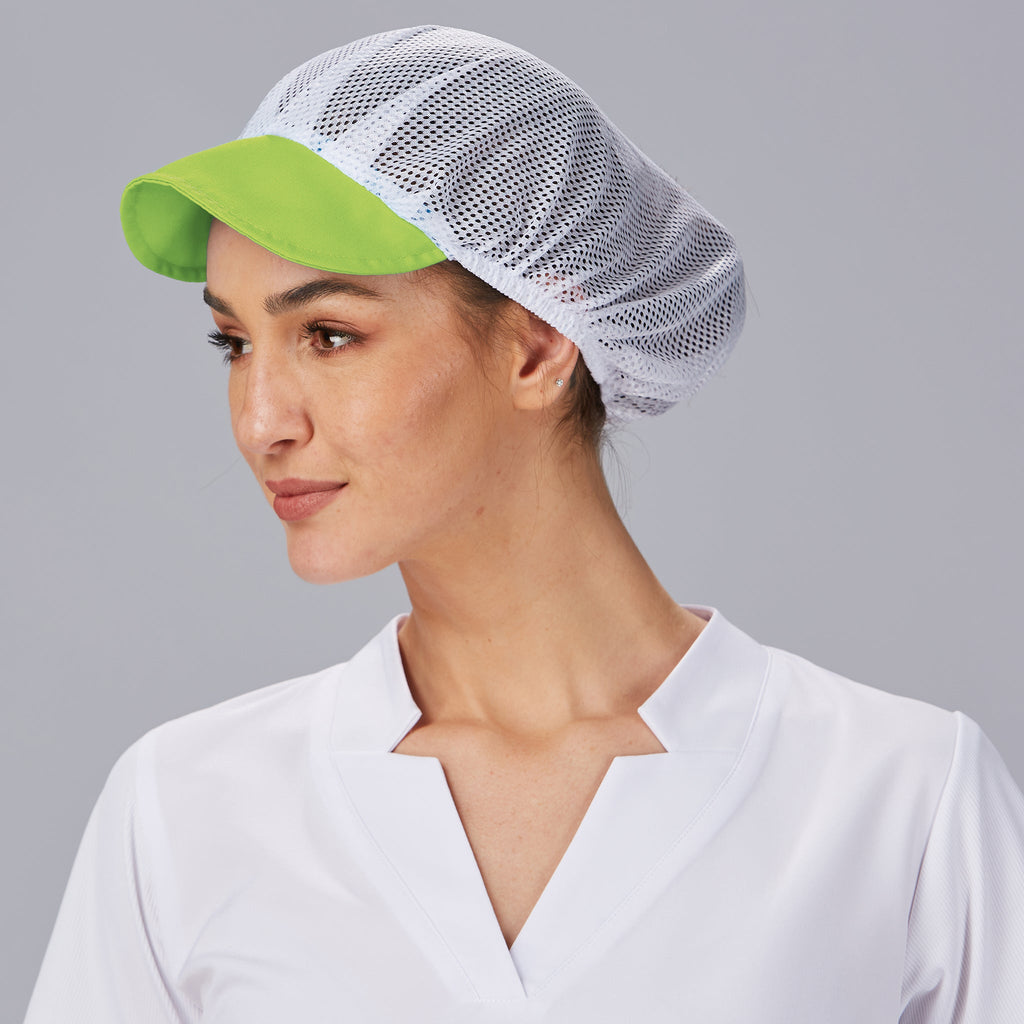 GORRA UNISEX REJILLA VISERA COLOR (PAQ. 10 UNID)