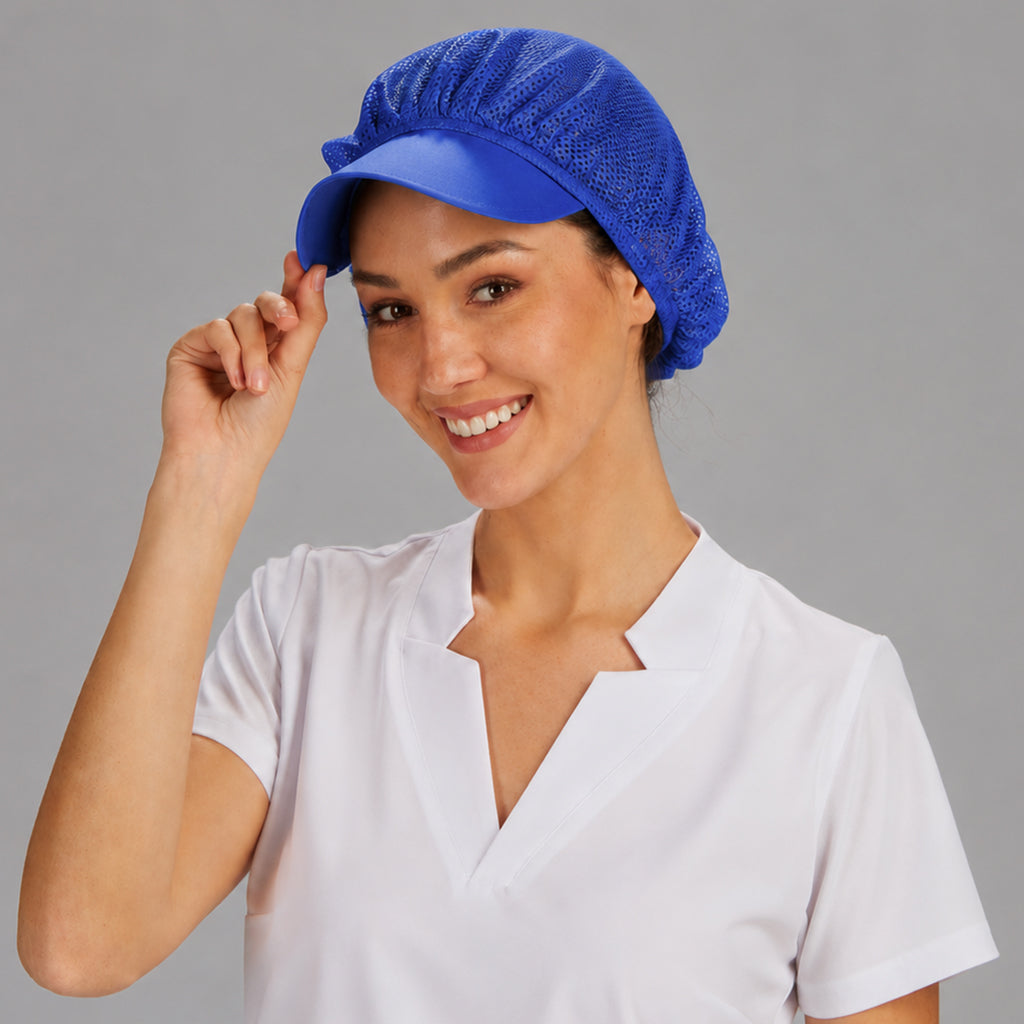 GORRA UNISEX REJILLA Y VISERA COLOR (PAQ. 10 UNID.)