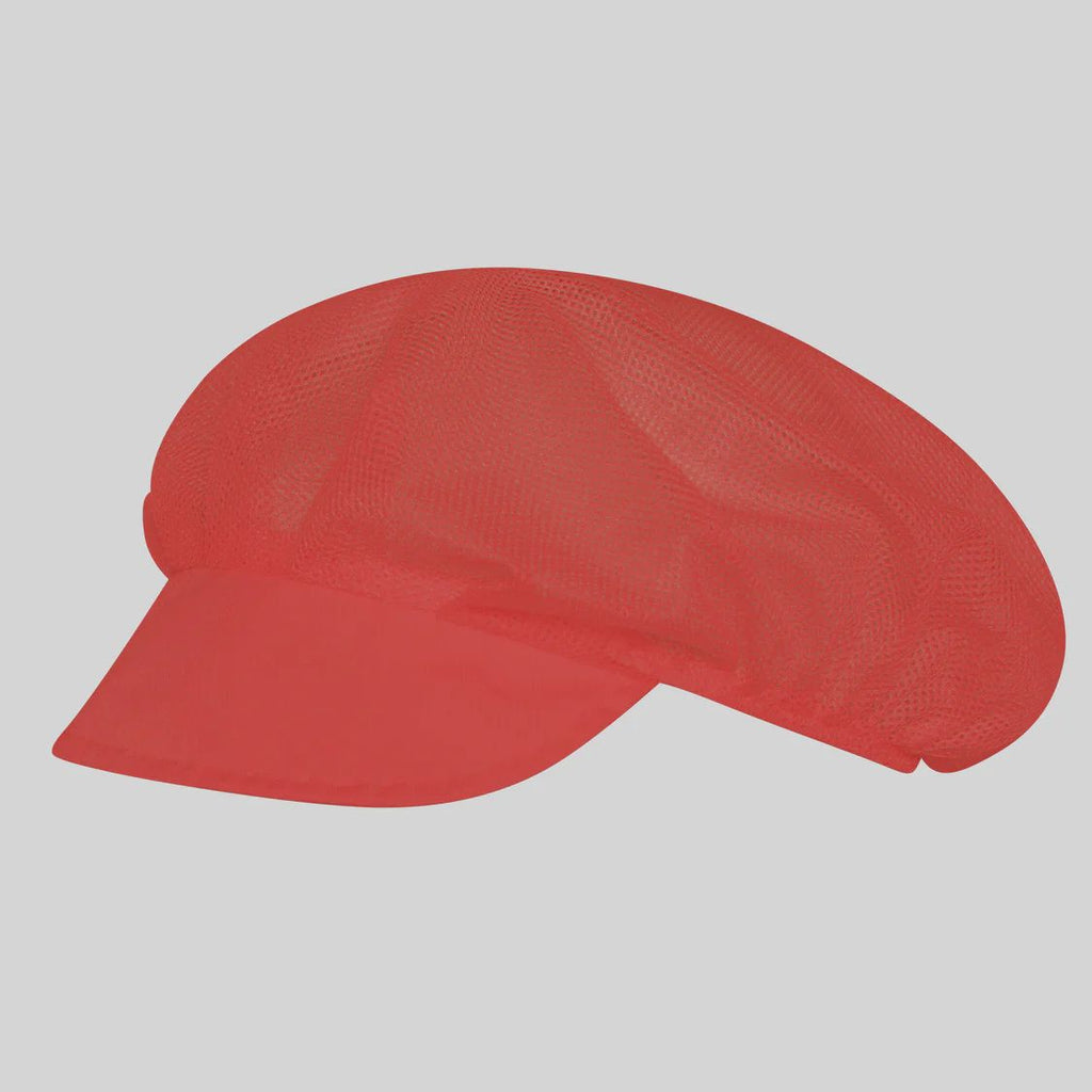 GORRA UNISEX REJILLA Y VISERA COLOR (PAQ. 10 UNID.)