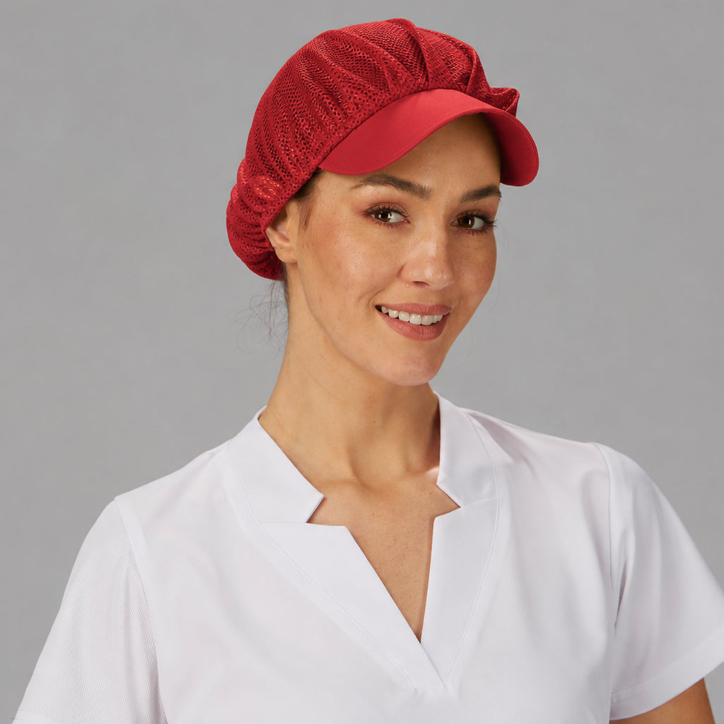 GORRA UNISEX REJILLA Y VISERA COLOR (PAQ. 10 UNID.)