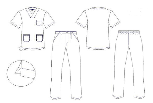 CONJUNTO UNISEX PICO SARGA COLORES