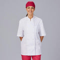 CHAQUETA UNISEX POPELIN FINO BLANCO M/C