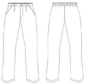 PANTALON SARGA COLORES BASICOS BOLSILLOS