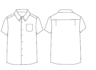CAMISA HOMBRE 1 BOLSILLO M/CORTA