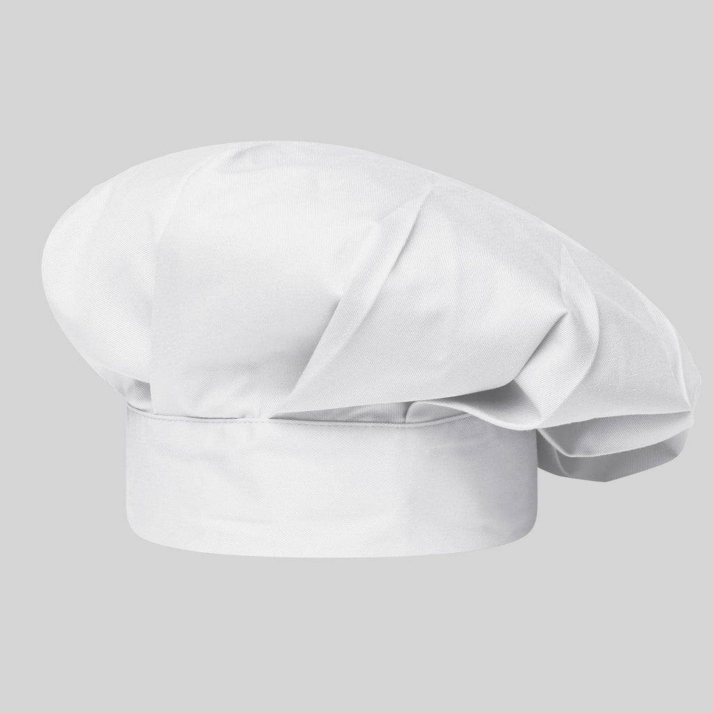 GORRO GRAN CHEF BLANCO CON VELCRO