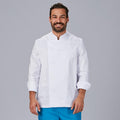 CHAQUETA COCINA UNISEX M/L VELCRO