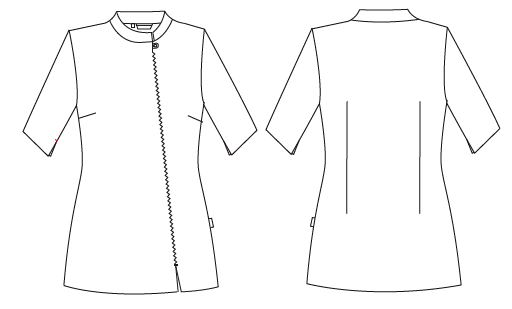 BLUSA MUJER CREMALLERA COSTADO