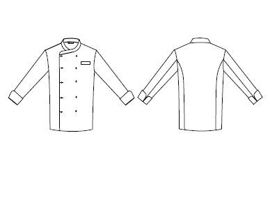 CHAQUETA HOMBRE COCINA NIZA SIN BOTONES (PEDIR APARTE REF 3111)