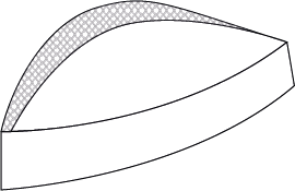 GORRO CON ELASTICO (Paq. 6 Unid.)
